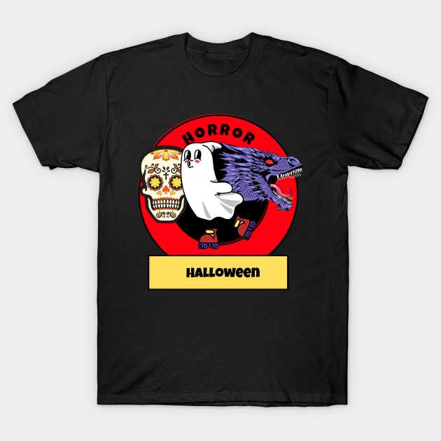 Horror Holloween T-Shirt by joshsmith